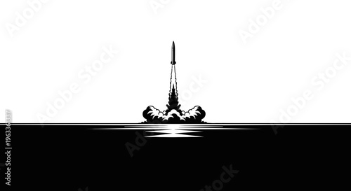 Oil Rig in the Ocean Water.