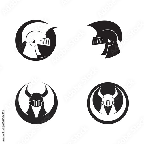 spartan logo icon designs vector