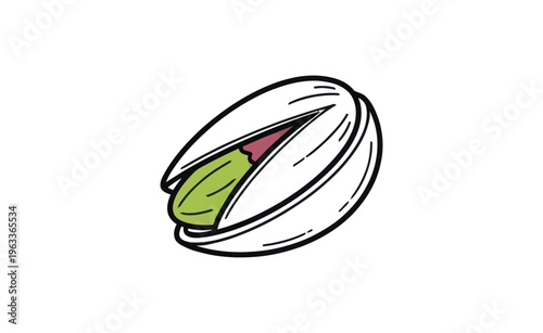 Pistachio nut icon