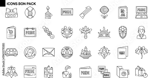 LGBTQ Pride Icons: Diverse Symbols for Love, Inclusion, and Celebration