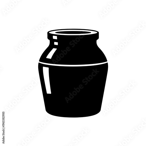 jar of milk isolated