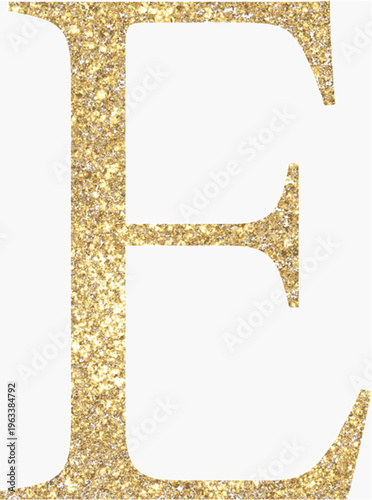 golden alphabet E