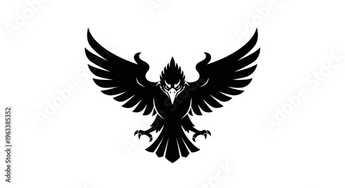 phoenix bird vector illustration