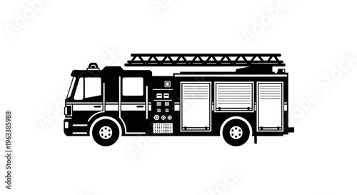 fire truck vector illustration