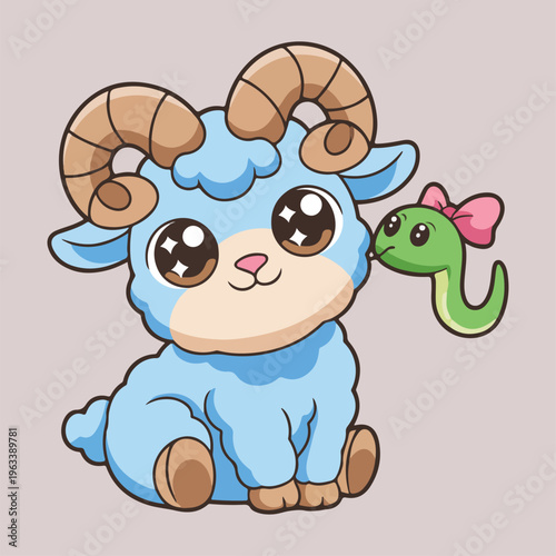 Cute Kawaii Christmas Animals, Fantasy & Spooky Characters Vector Bundle