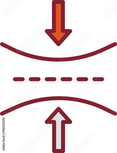 Elasticity Vector Icon