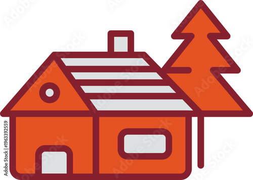 Cabin Vector Icon