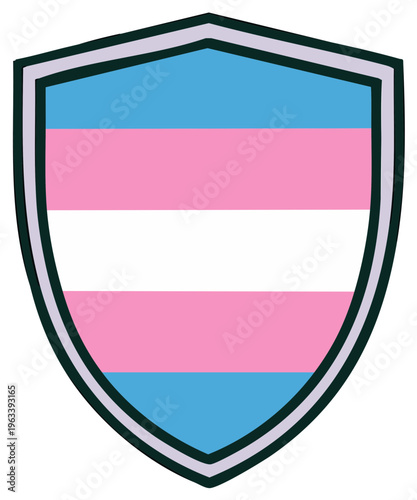 Vibrant Transgender Pride Flag Colors within a Shield Emblem Symbol of Identity Free Download Vibrant Transgender Pride Flag Colors within a Shield Emblem Symbol of Identity - GFXLoad