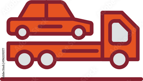 Trailer Vector Icon