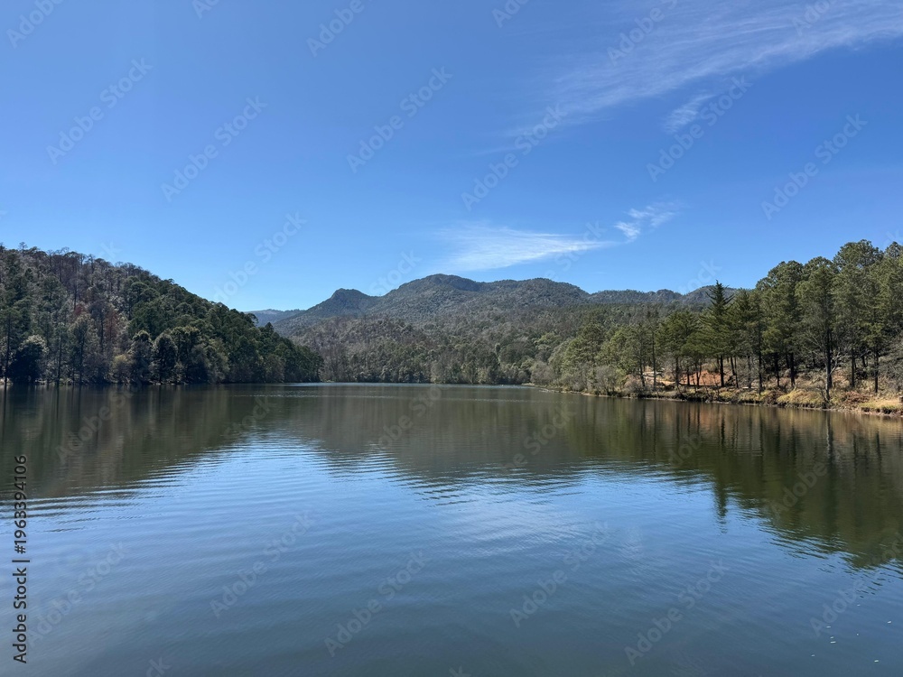 Fototapeta premium lake and mountains