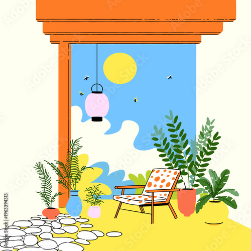 Serene Backyard Mosquito Zapper Lantern