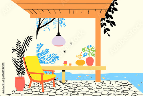 Serene Backyard Mosquito Zapper Lantern