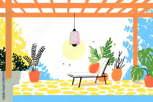 Serene Backyard Mosquito Zapper Lantern