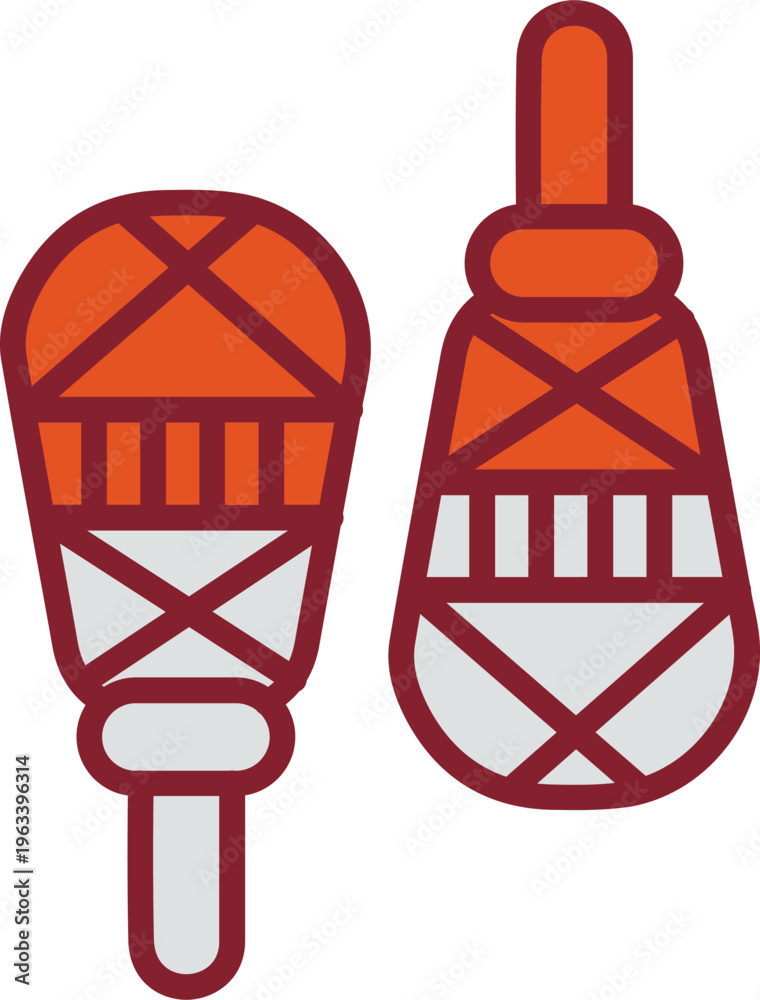 Photography Snowshoes Vector Icon