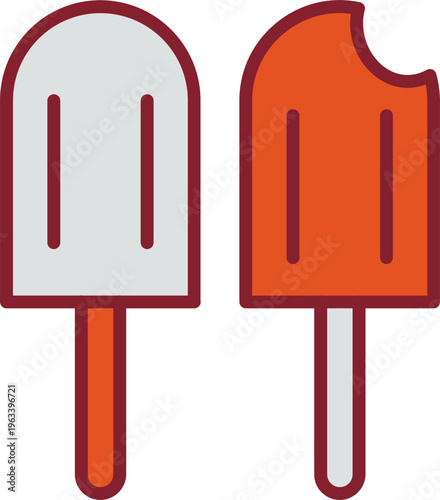 Popsicle Vector Icon