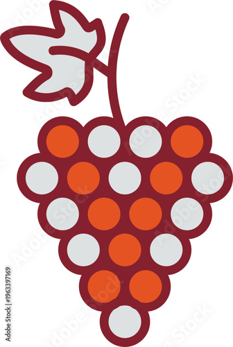 Grapes Vector Icon