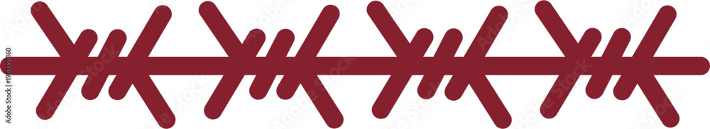 Obraz premium Pointed Wire Vector Icon
