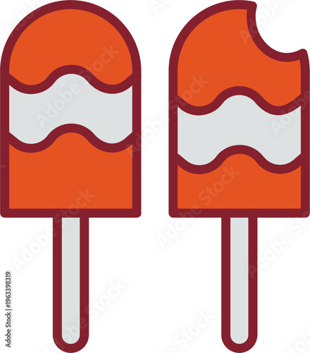 Popsicle Vector Icon