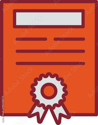 Certificate Vector Icon