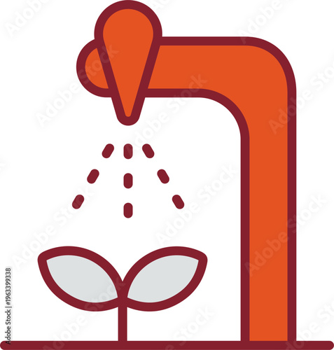 Irrigation System Vector Icon