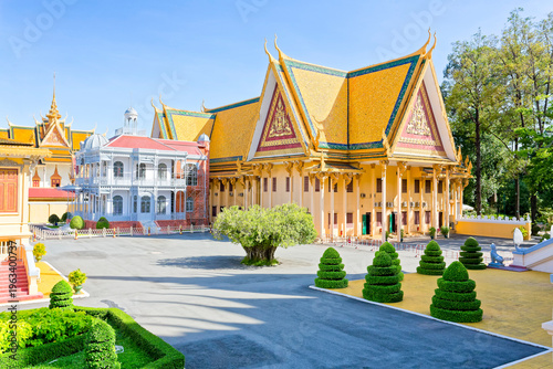 Royal Palace and Silver Pagoda Complex in Phnom Penh, Cambodia