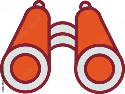 Binoculars Vector Icon
