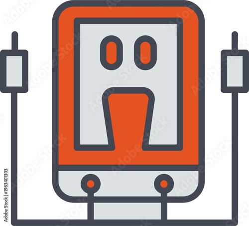 Voltmeter Vector Icon