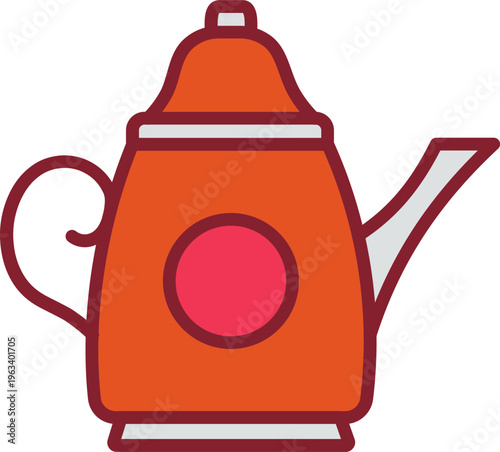 Teapot Vector Icon