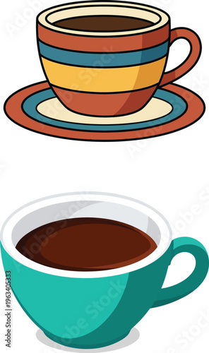 Italian Espresso Cup Vector Icon