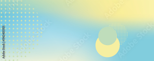 Abstract blurred gradient mesh background in blue and yellow colors of national flag of Ukraine.