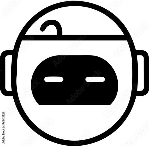 robot chatbot ai svg icon