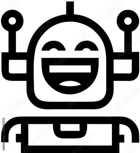 robot chatbot ai svg icon