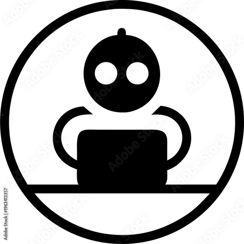 robot chatbot ai svg icon