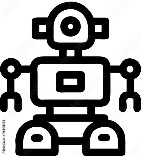 robot chatbot ai svg icon