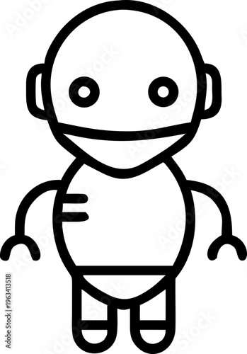 robot chatbot ai svg icon