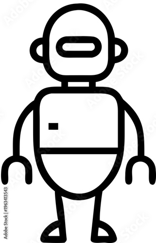 robot chatbot ai svg icon