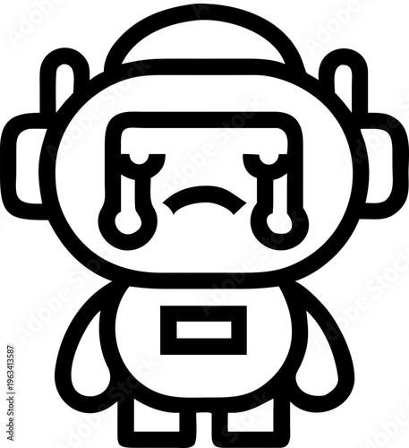 robot chatbot ai svg icon