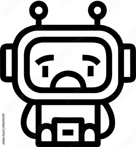 robot chatbot ai svg icon