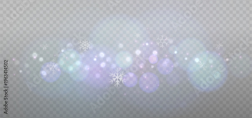 Magical golden cloud of glitter dust. Fine, shiny bokeh glitter particles and fine bright dust. Christmas golden glow effect on transparent PNG background.