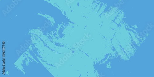 Abstract Blue Grunge Texture Background with Distressed Elements