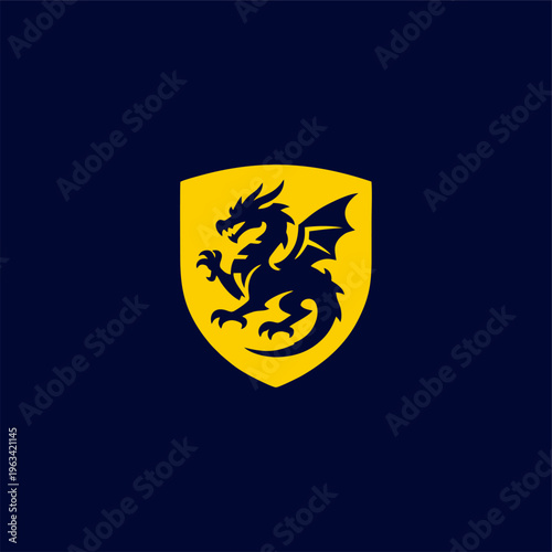 Dragon Logo Design Vector