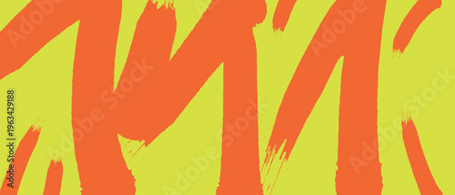 Vibrant grunge background with bold curved brush strokes and colorful grainy texture