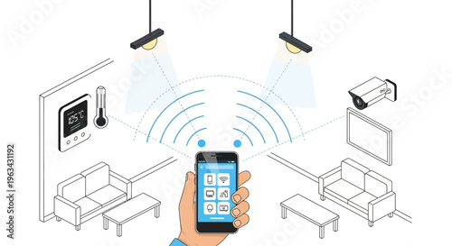 Smart Home Control System with Mobile App Interface 1.