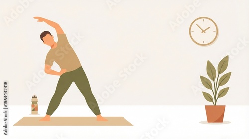 boy doing excercise