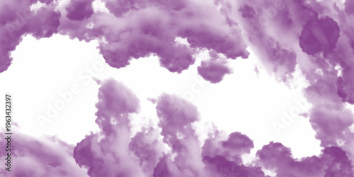 Beautiful pink sky with clouds background. Pink clouds in a white sky. Bright beautiful pink sky with white clouds. Great for design and texture background. Beautiful grungy paper textured pattern.