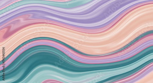 Colorful Wavy Abstract Background Texture.
