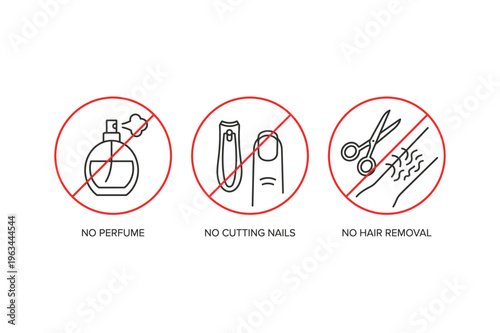Islamic Hajj Ihram Rules Icons