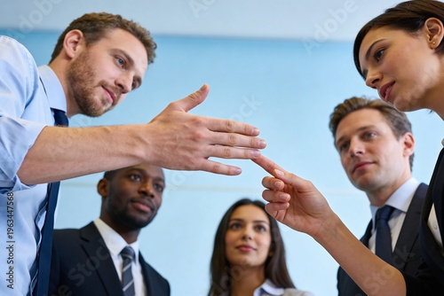 portrait of business team