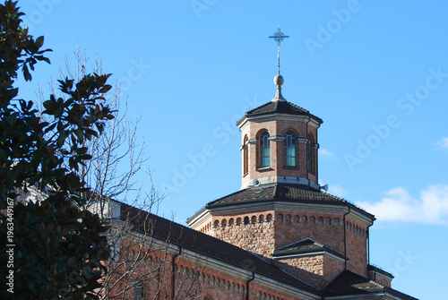 La chiesa del Sacro Cuore a Lugano, Canton Ticino, Svizzera.