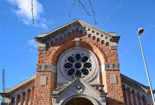 La chiesa del Sacro Cuore a Lugano, Canton Ticino, Svizzera.
